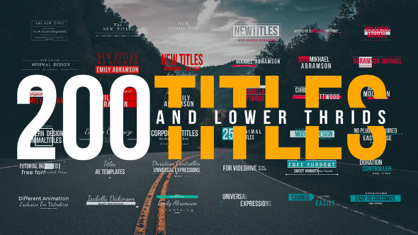 Titles - Download Videohive 17100792