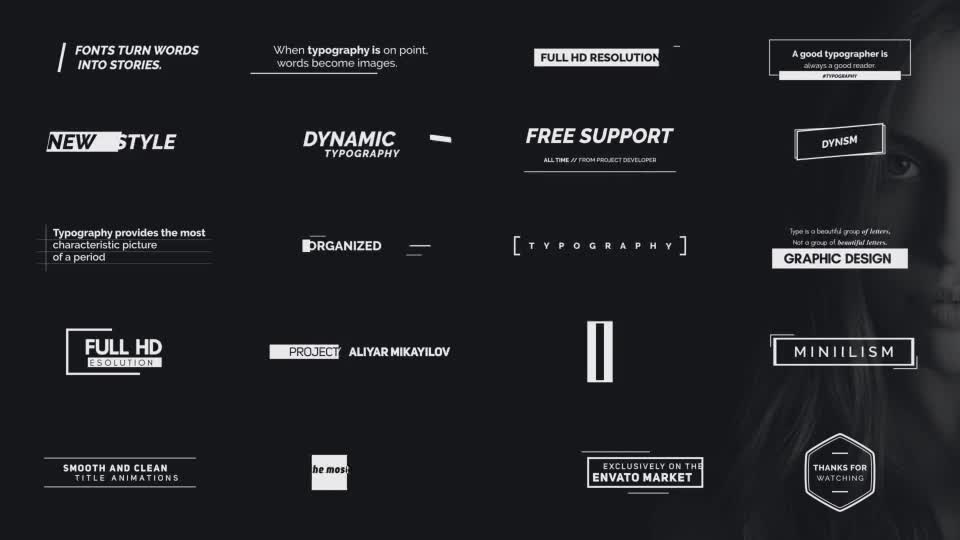 Titles | Dynamic Minimalism Videohive 21454651 After Effects Image 1