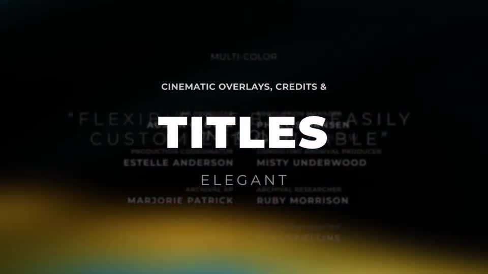 Titles Elegant Cinematic 2 Videohive 29583769 DaVinci Resolve Image 1