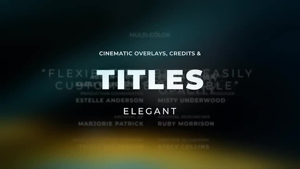 Titles Elegant Cinematic 2 Videohive 35871848 Premiere Pro Image 1