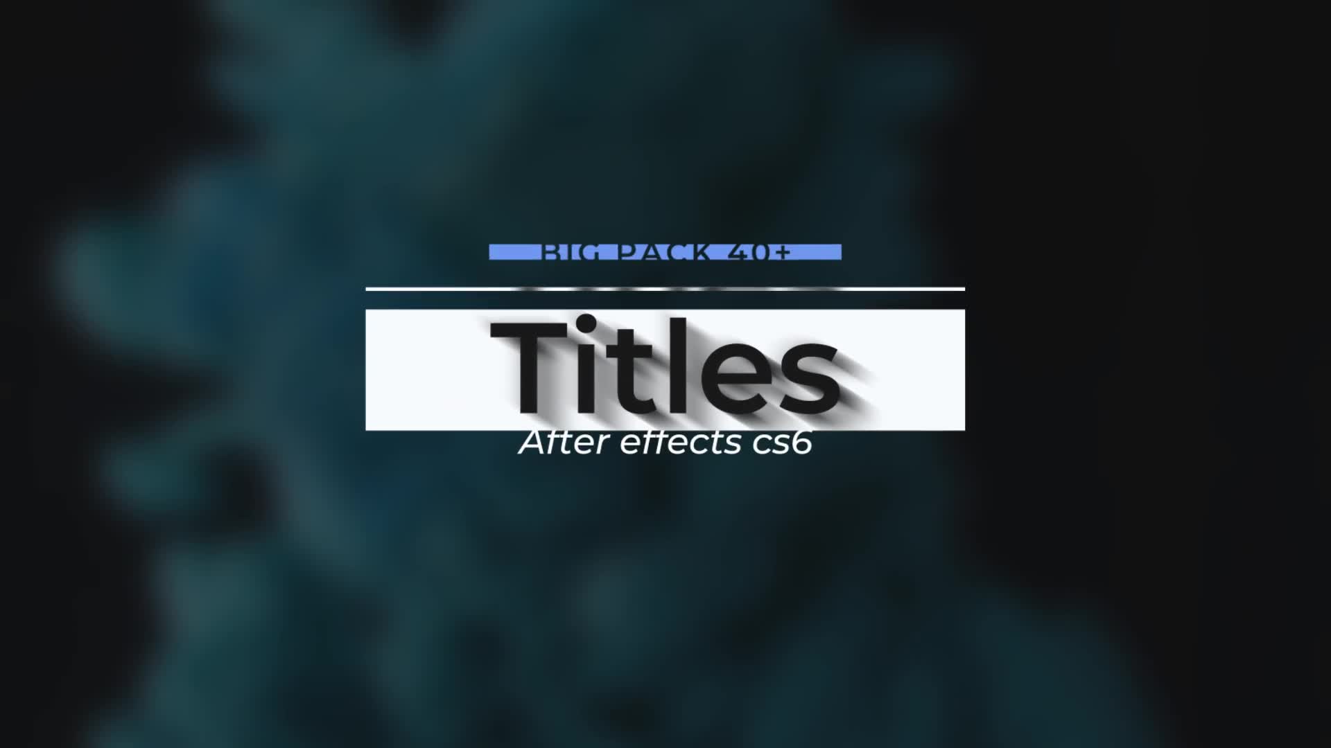 Titles Pack 40 Videohive 29440562 After Effects Image 1