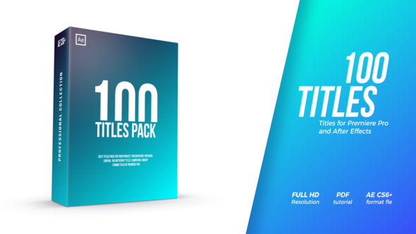Titles Pack - Download Videohive 22120299