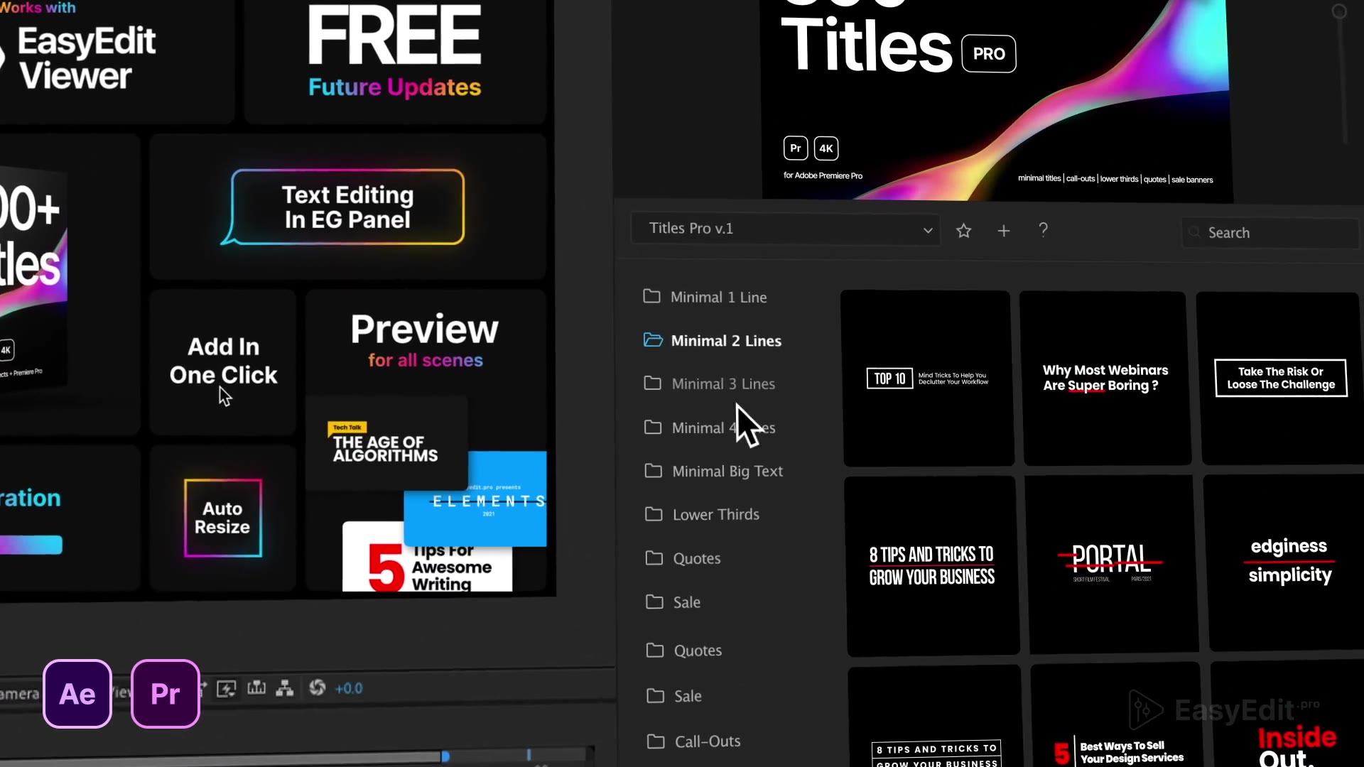 Titles Pro Videohive 32869928 After Effects Image 3