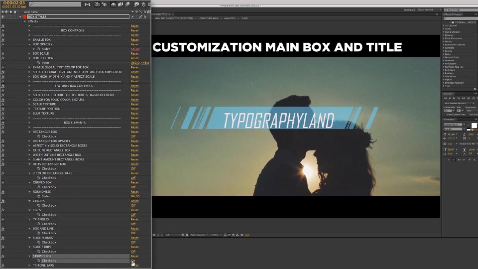 Titles Toolkit Customizer Suite Typographyland - Download Videohive 19887594