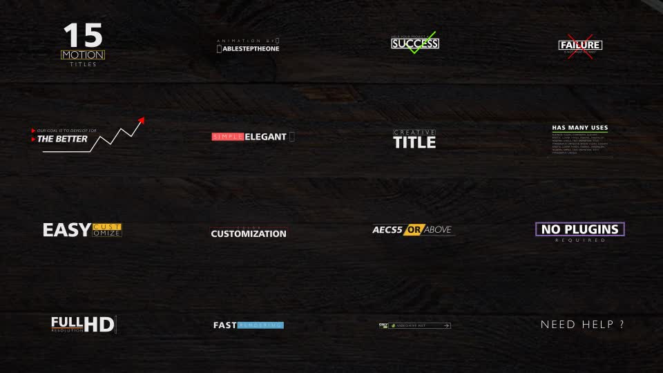 Titles Videohive 19149280 After Effects Image 1