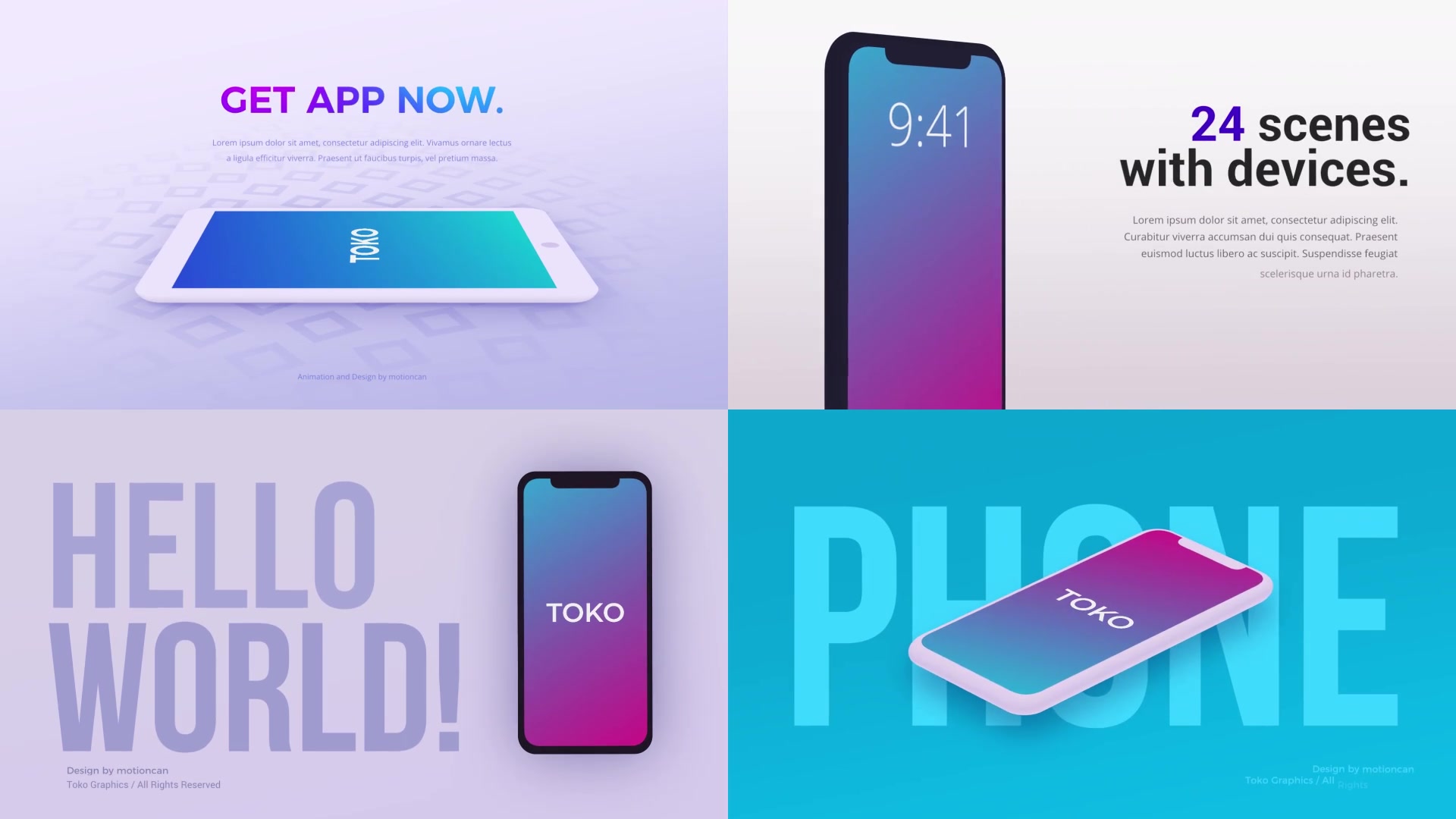 Toko Graphics Pack Final Cut Pro X & Apple Motion Videohive 26669402 Apple Motion Image 6