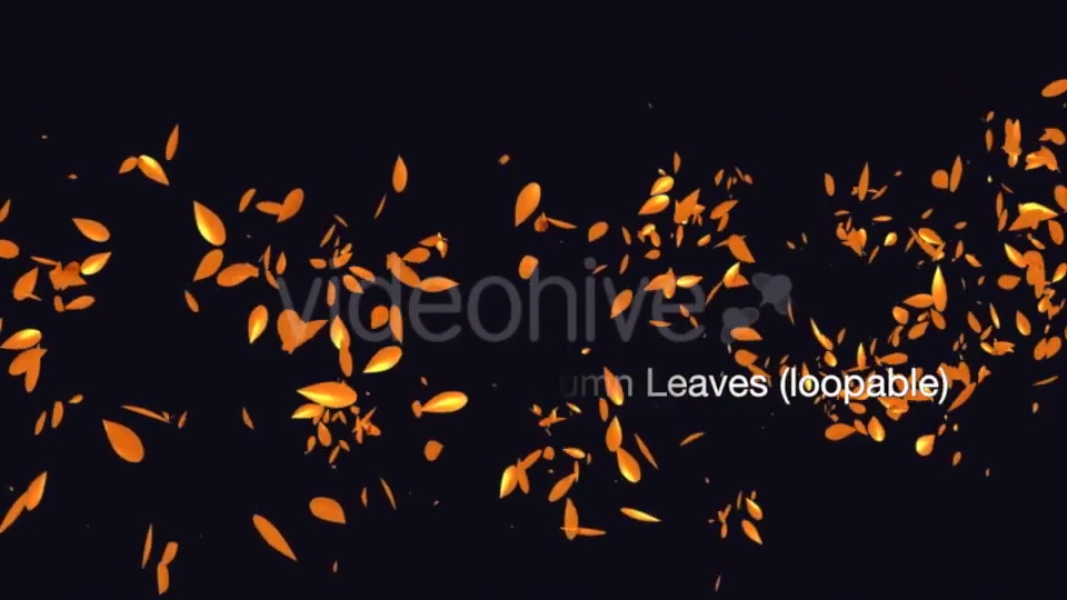 Toon Autumn Leaves Falling In The Park - Download Videohive 16506479