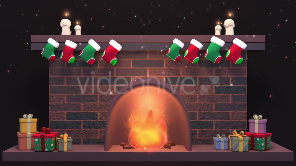 Toon Christmas Fireplace - Download Videohive 20995586