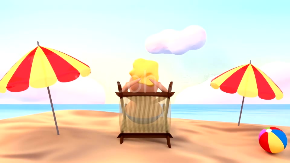 Toon Happy Summer Beach Vacation - Download Videohive 16326617