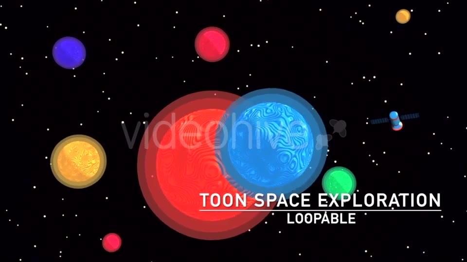 Toon Planets And Satellite - Download Videohive 16568501