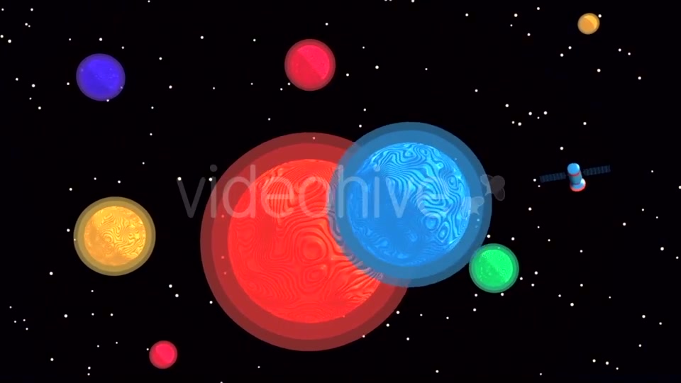 Toon Planets And Satellite - Download Videohive 16568501