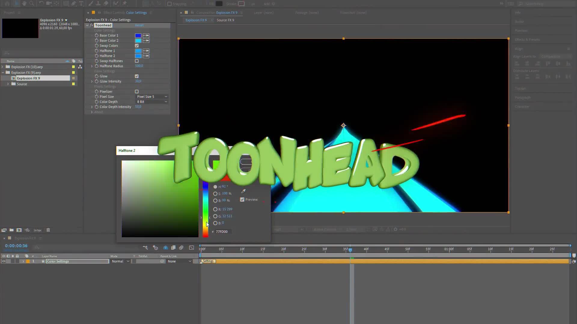 Toonhead (Explosion FX Set 5) Videohive 26237185 After Effects Image 1