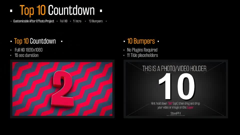 Top 10 Countdown Videohive 16208921 After Effects Image 1