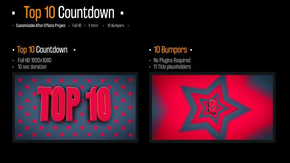 Top 10 Countdown - 16208921 Download Videohive