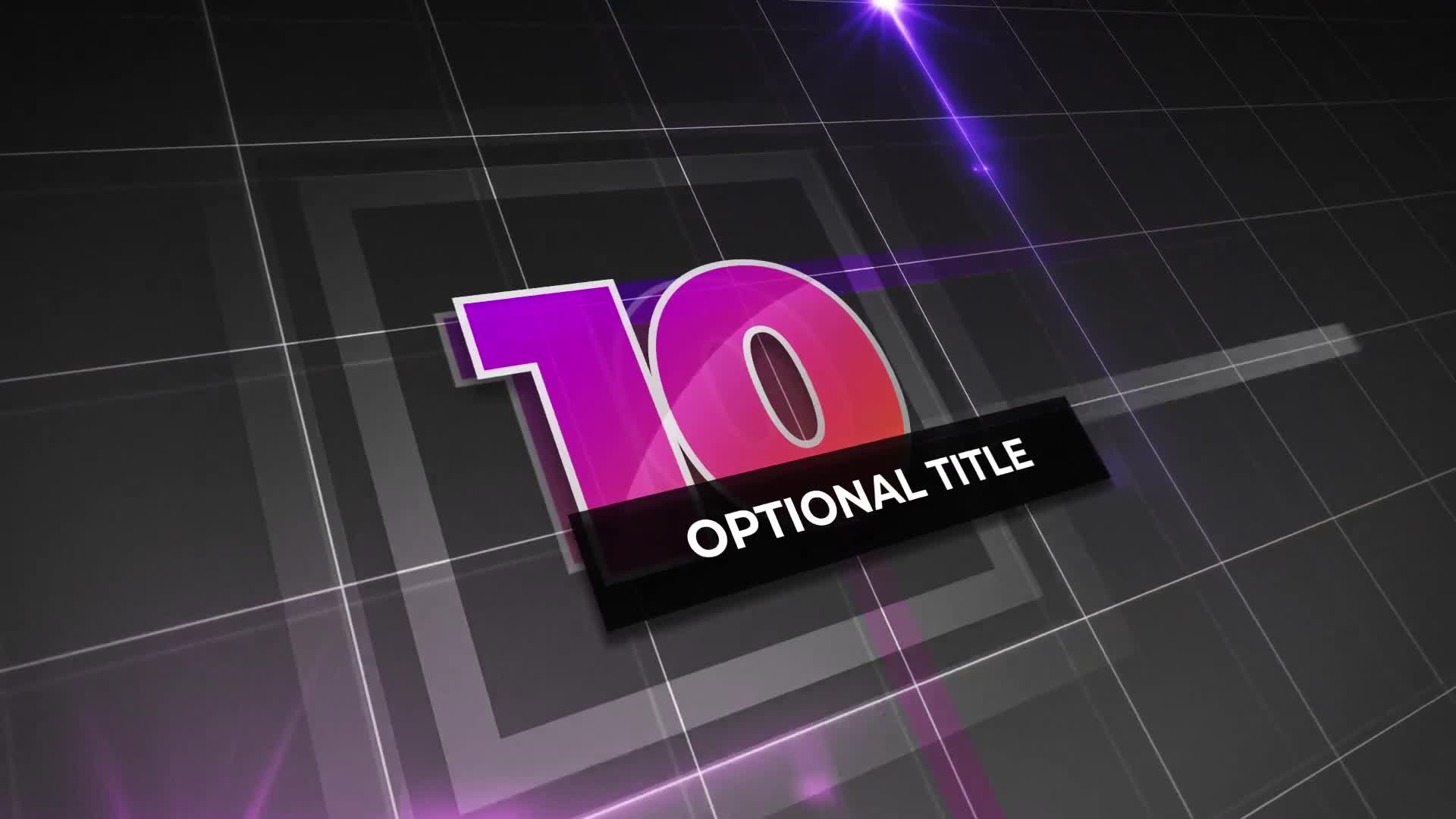Top 10 Countdown Titles | MOGRT for Premiere Pro Videohive 39367102 Premiere Pro Image 1