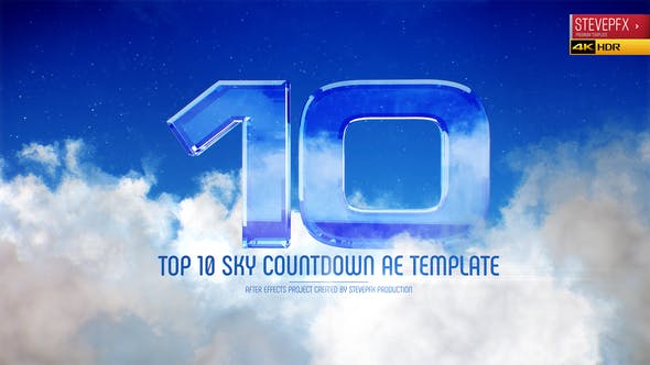 Top 10 Sky Countdown - Videohive Download 30635973