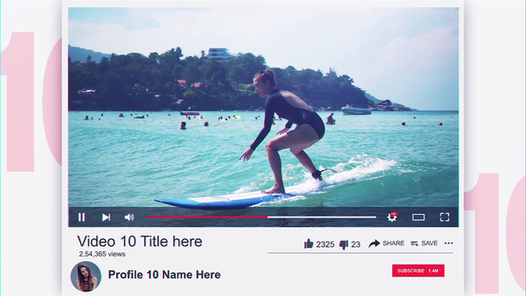 Top 10 YouTube Videos - Download Videohive 23006379