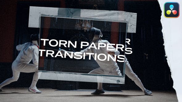 Torn Paper Transitions | DaVinci Resolve - Download 45178539 Videohive