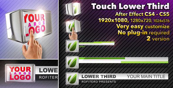 Touch Lower Third - Download Videohive 1239276