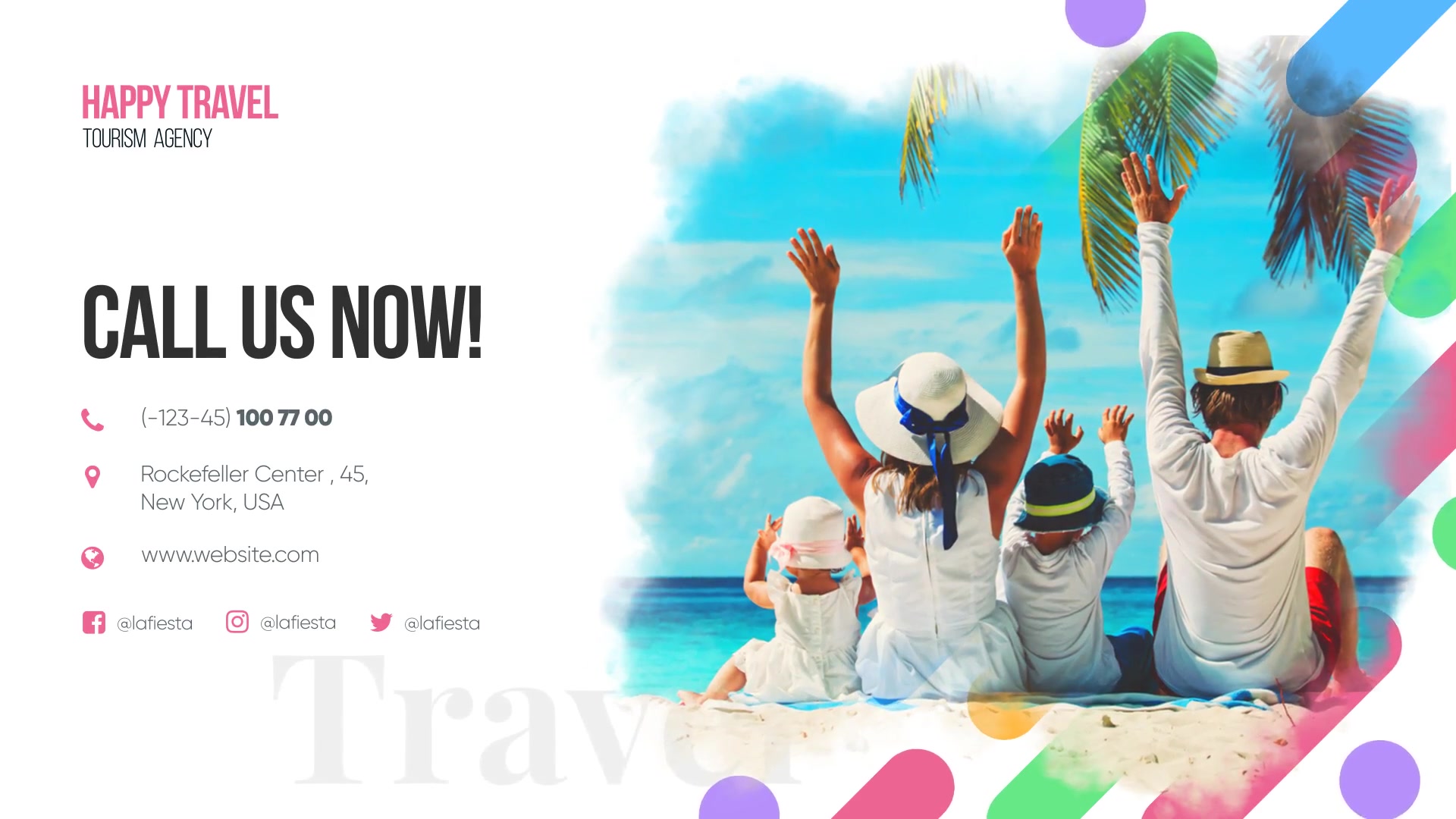 Tourism Agency Happy Travel Videohive 23860449 After Effects Image 12