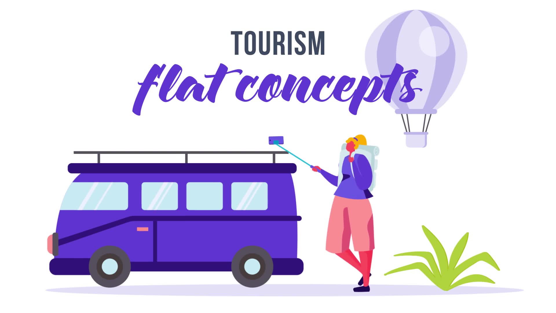 Tourism Flat Concept Videohive 33544819 After Effects Image 2