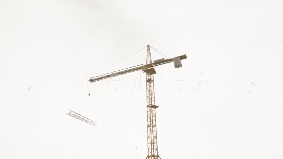 Tower Crane Rainy Day - Download Videohive 20502288