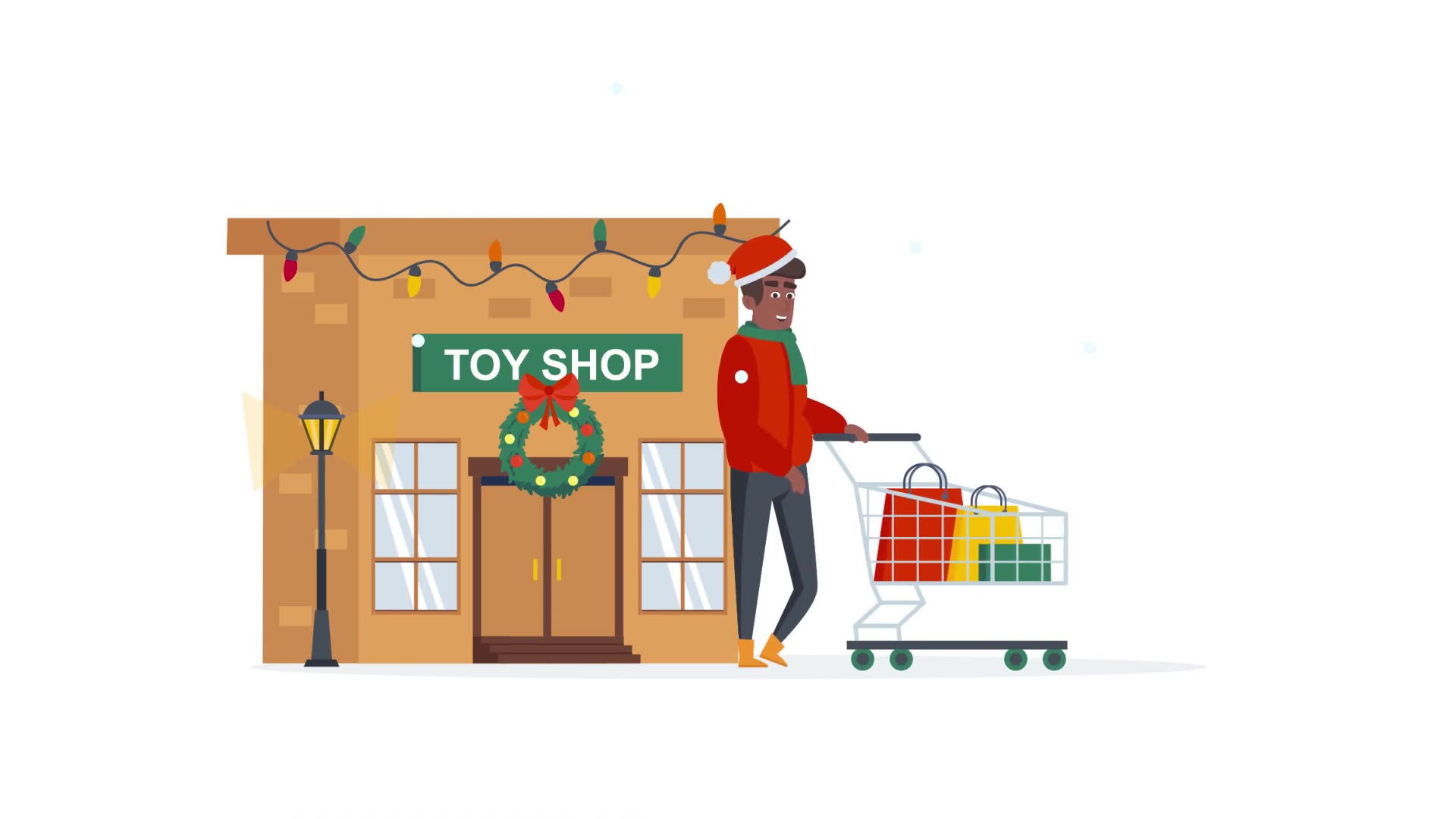 Toys store at Christmas time Scene Situation Videohive 29437365 After Effects Image 11