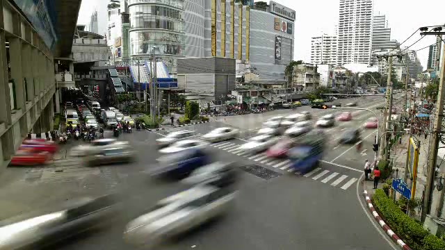 Traffic Jam In Busy Bangkok City Timelapse  Videohive 3097481 Stock Footage Image 5