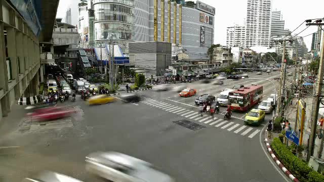 Traffic Jam In Busy Bangkok City Timelapse  Videohive 3097481 Stock Footage Image 7