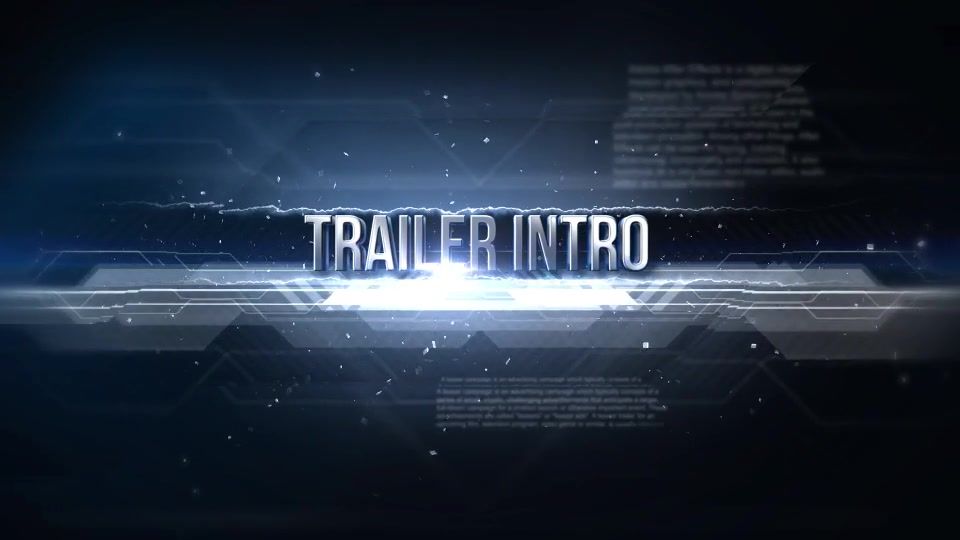 Trailer Intro Videohive 12497396 After Effects Image 6