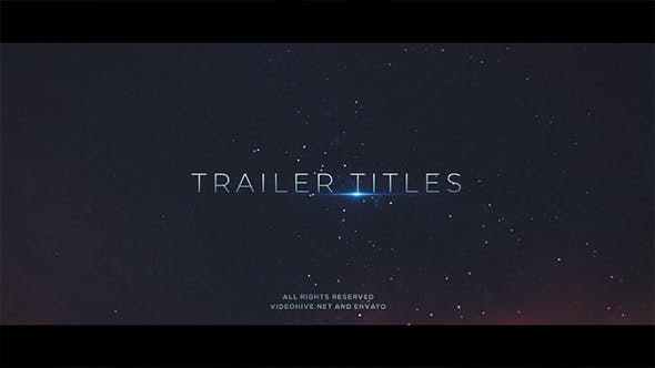 Trailer Titles - Download 21561480 Videohive