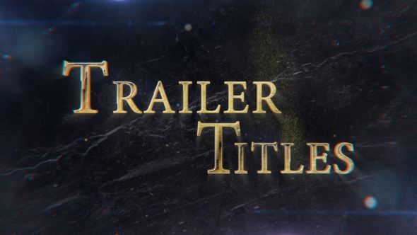 Trailer Titles - Download Videohive 21448331