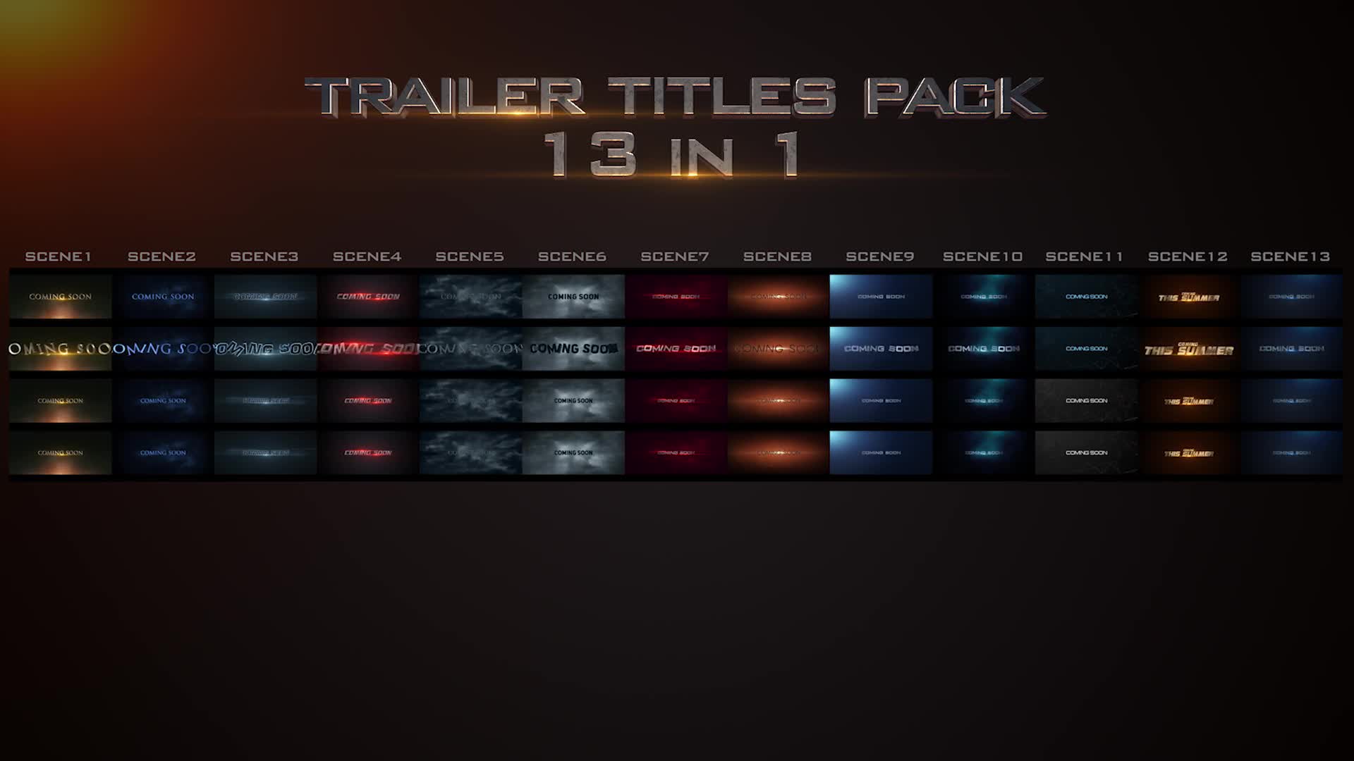 Trailer Titles Pack - Download Videohive 15419714