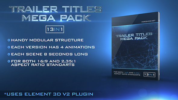 Trailer Titles Pack - Download Videohive 15419714