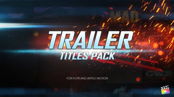 Trailer Titles Pack for Apple Motion and FCPX - Download Videohive 22861181