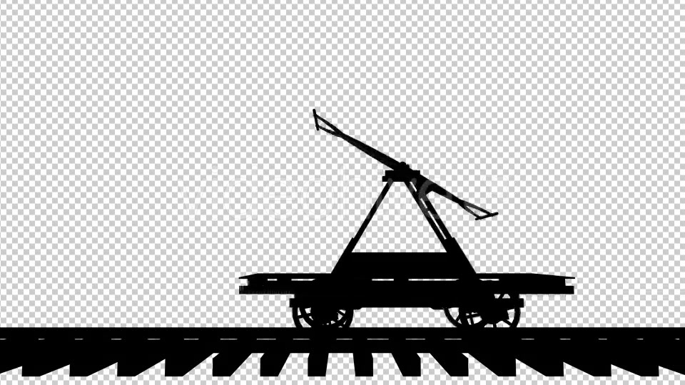 Train Handcart Silhouette - Download Videohive 19051025