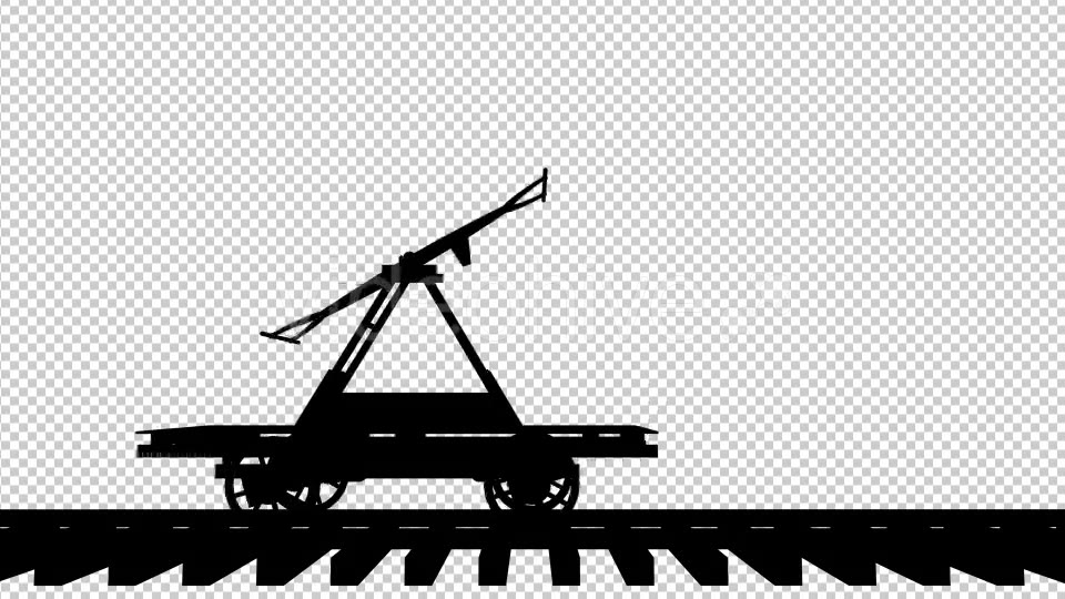 Train Handcart Silhouette - Download Videohive 19051025