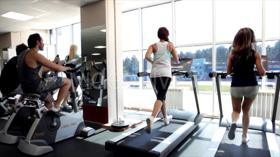 Training in a Gym  Videohive 9771170 Stock Footage Image 10