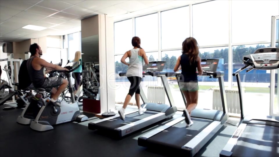 Training in a Gym  Videohive 9771170 Stock Footage Image 4