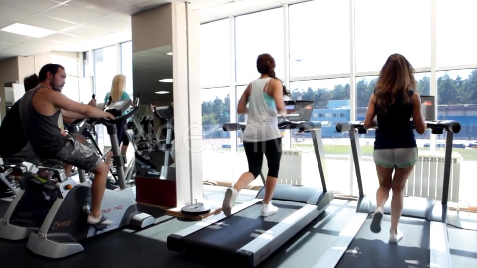 Training in a Gym  Videohive 9771170 Stock Footage Image 8