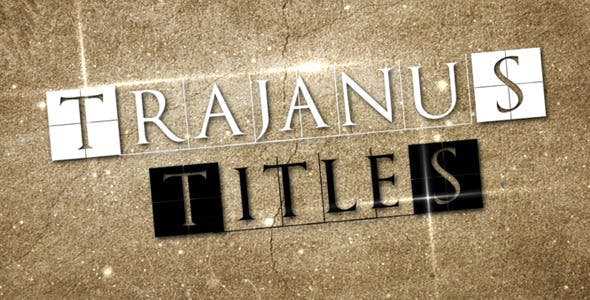 Trajanus Titles Epic trailer - Download 110008 Videohive