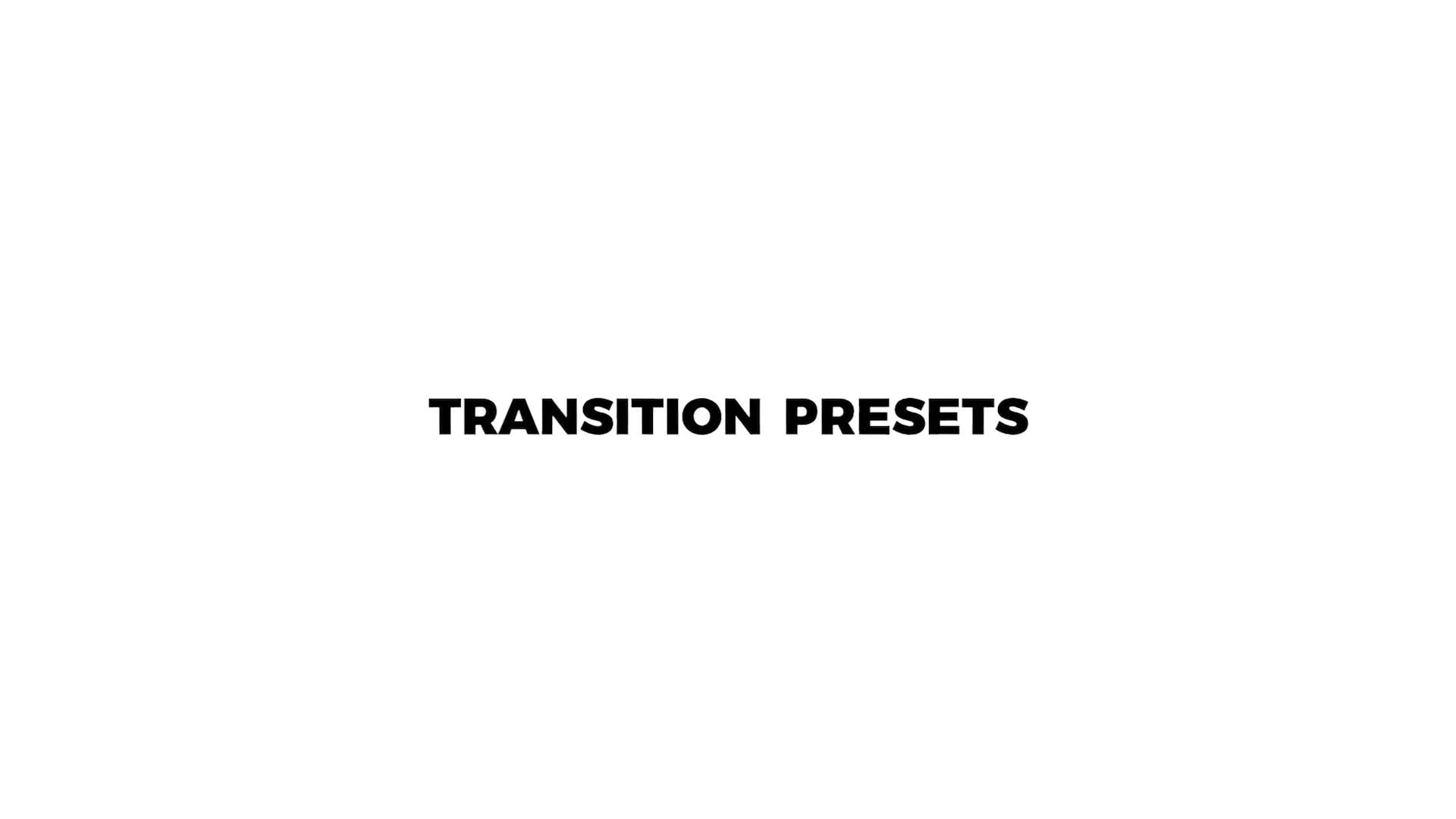 Transition Presets, Sound FX - Download Videohive 21797912