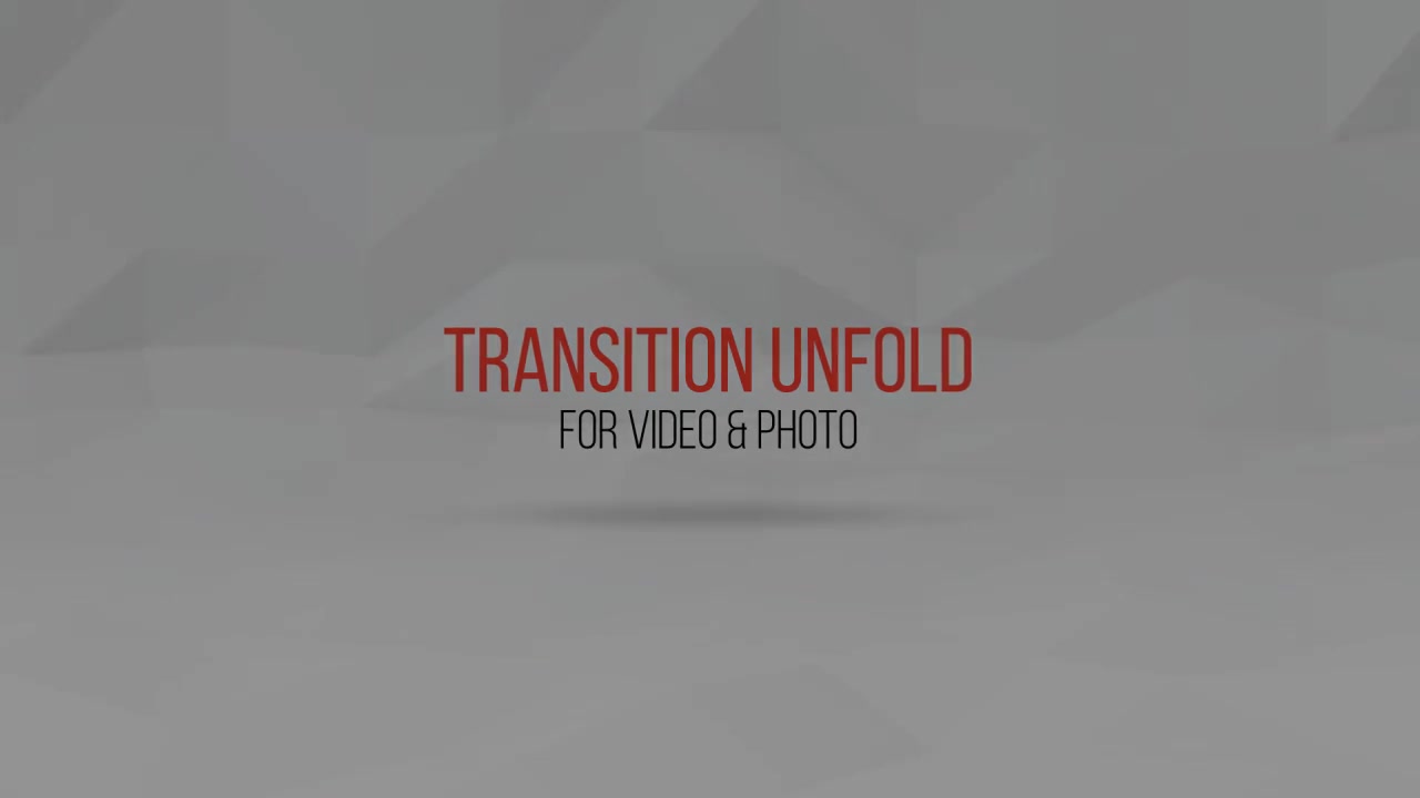 Transition Unfold - Download Videohive 9974821