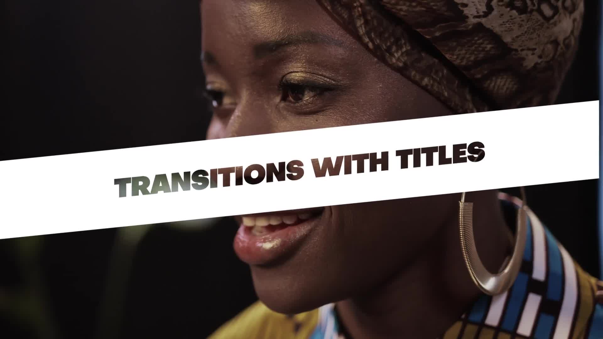 Transitions | 60 Transitions with Animated Titles Videohive 39209178 After Effects Image 1