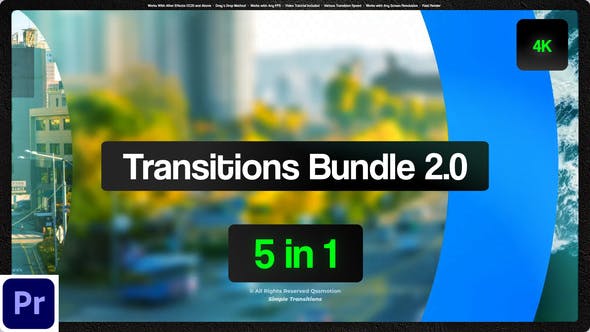 Transitions Bundle 2.0 For Premiere Pro - Download Videohive 45048282