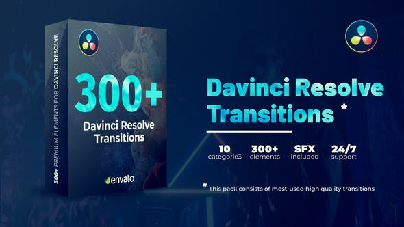 Transitions for DaVinci Resolve - Videohive Download 34325208
