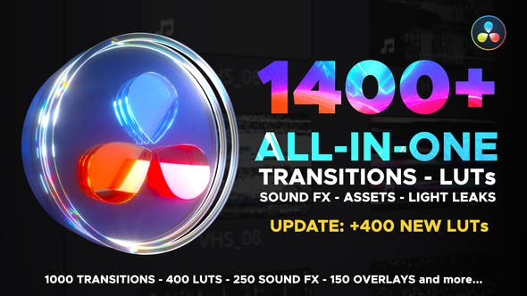 Transitions Library for DaVinci Resolve - 29483279 Videohive Download