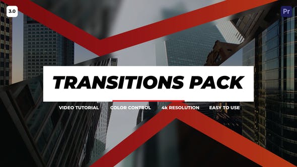 Transitions Pack 3.0 Premiere Pro - Videohive 38648731 Download