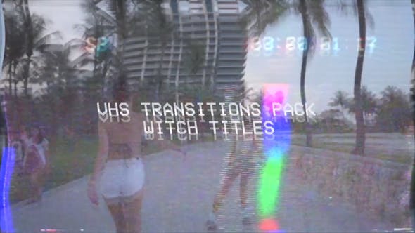 Transitions Pack: VHS | FCPX - 30021887 Videohive Download