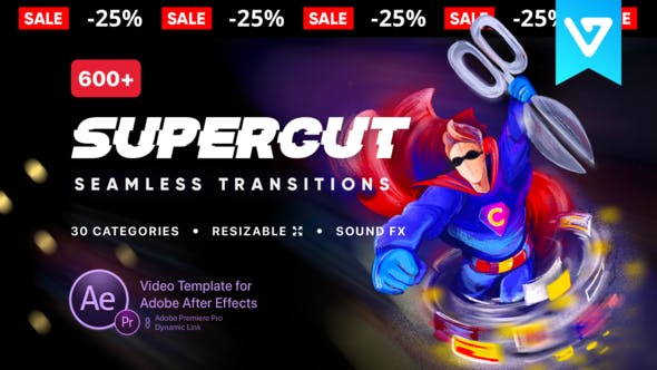 Transitions SuperCut - Videohive 24022583 Download